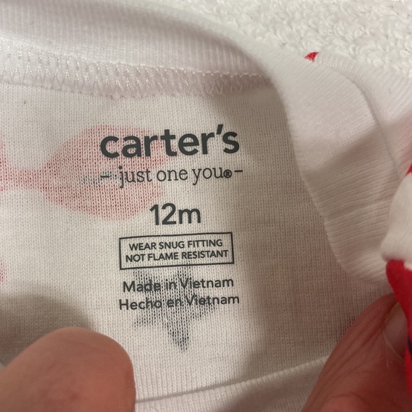 NWT carters crab summer pajamas 12m - Picture 8 of 10